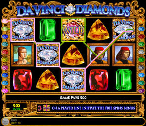 Da Vinci Diamonds Free Spins