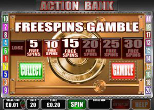 Free Spins Bonus in Action Bank Slot