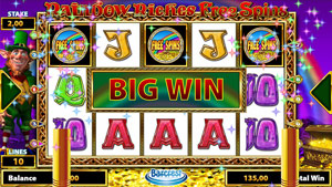 Big Win at Rainbow Riches Free Spins