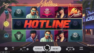 Hotline video slot by Netent
