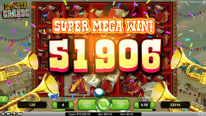 Super Mega Win at Spinata Grande Slot