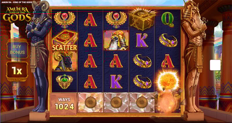 Amun Ra King Of The Gods - Online Casino PlayFrank