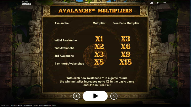 Gonzos Quest Megaways Slot: Avalanche Multipliers