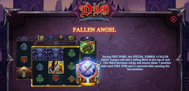 Dio – Killing the Dragon Slot Bonuses: Fallen Angel 