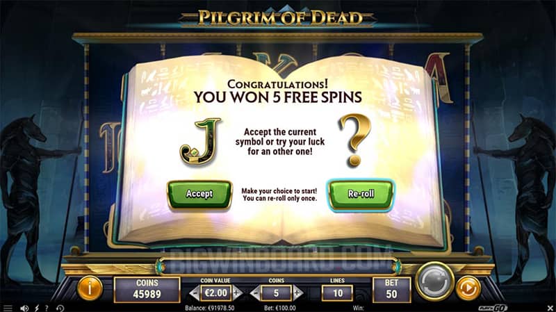 Pilgrim of Dead Bonus Round with Free Spins and Multipliers 